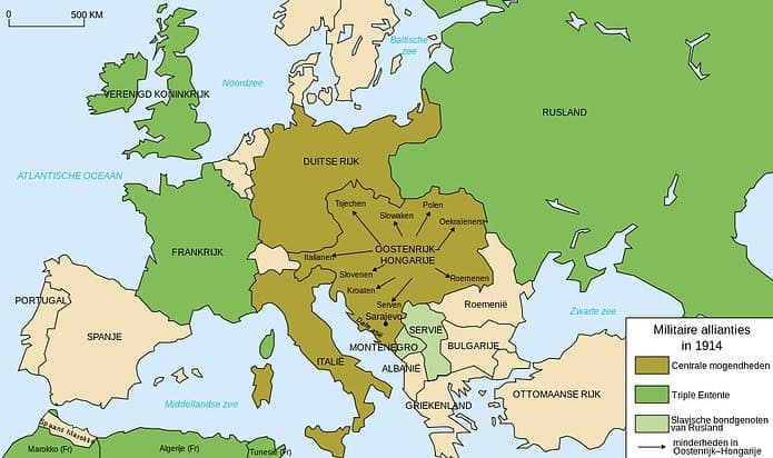 Na de Eerste Wereldoorlog werden de grenzen in Europa hertekend, waarbij Duitsland aanzienlijke gebieden moest afstaan aan buurlanden.