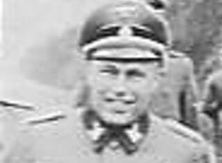 Wilhelm Harster: SS-politiechef in Nederland Portret van Wilhelm Harster, Duitse jurist en SS-politiefunctionaris, actief in Nederland en Italië tijdens de Tweede Wereldoorlog.