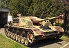 Sturmgeschütz IV: aanvalskanon op Panzer IV (WOII) Sturmgeschütz IV in de collectie van het Pantsermuseum in Poznań, Polen