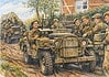 Operaties Wallace en Hardy I: SAS in Frankrijk Britse SAS-militairen met bewapende jeeps tijdens Operaties Wallace en Hardy I in Frankrijk, zomer 1944.