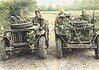Operatie Houndsworth: SAS rond Dijon 1944 Illustratie van SAS-militairen in jeeps met camouflage in de Morvan tijdens Operatie Houndsworth, zomer 1944