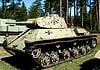 T-50 tank Sovjet-Unie 1941 infanteriesteun Sovjet T-50 lichte tank met Finse markeringen tentoongesteld in het tankmuseum van Parola