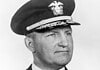 Don Pardee Moon Utah Beach Normandië 1944 Rear admiral Don P. Moon aan boord USS Bayfield tijdens D-Day landingen bij Utah Beach Normandië juni 1944