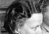 Gerda Steinhoff: Stutthof kampbewaker proces 1946 Gerda Steinhoff tijdens rechtszitting in Polen, zittend in de beklaagdenbank tijdens het Stutthof-proces van 1946