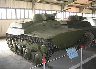 T-40 amfibische tank Sovjet-Unie 1941 Sovjet T-40 amfibische lichte tank tentoongesteld in Kubinka Tank Museum, gefotografeerd op 23 september 2006