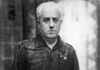 Juan Yagüe 1936 Badajoz en de Spaanse Burgeroorlog Portret van generaal Juan Yagüe in militair uniform uit de periode van de Spaanse Burgeroorlog