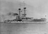 Delaware (BB-28): dreadnought en oorlogsdienst USS Delaware (BB-28), gezien vanaf de stuurboordboeg in de Baai van Guantánamo op 1 januari 1920 tijdens haar actieve dienst.