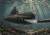 Torpedo Mark 28 Amerikaanse akoestische torpedo Amerikaanse onderzeeboot lanceert een Torpedo Mark 28 met akoestische geleiding tijdens de Tweede Wereldoorlog