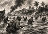 Slag om Luzon 1945: strijd om de Filipijnen Amerikaanse troepen landen in 1945 op Luzon tijdens de campagne tegen Japanse eenheden op de Filipijnen.