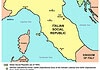 Italiaanse Sociale Republiek: Mussolini en Salò schrijf het volgende, 1 omschrijf voor alt text in 125 tekens:, 2 titel deze begint altijd met Afbeelding 3 omschrijf voor Caption: ,4 omschrijf voor Description Map of the Italian Social Republic (as of 1943)