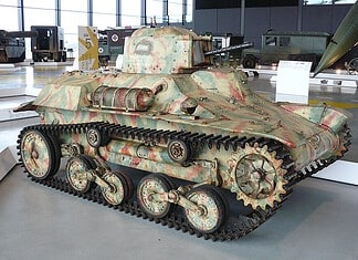 Type 97 Te-Ke: Japanse tankette in Azië, 1938–1945 Type 97 Te-Ke Japanse tankette uit de Tweede Wereldoorlog in het Nationaal Militair Museum.