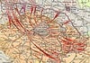 Praagse operatie: bevrijding van Praag in mei 1945 Kaart van het Praagse offensief van 6 tot en met 11 mei 1945 in Bohemen en Moravië.