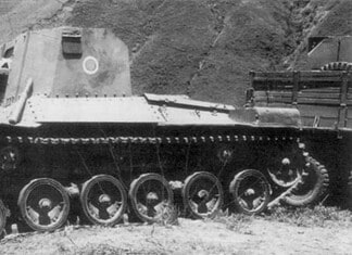 Type 1 Ho-Ni I: ontwikkeling, varianten en inzet Japanse Type 1 Ho-Ni I uit de oorlog in de Stille Oceaan, met onderstel van de Type 97 Chi-Ha en Type 90-veldkanon van 75 mm.